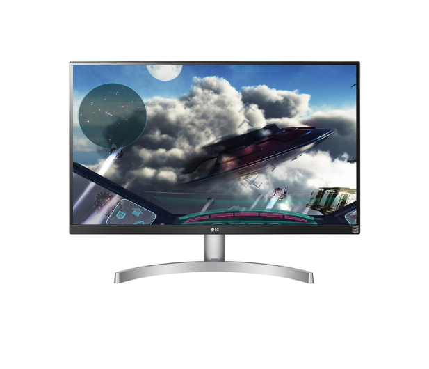 LG 27'' 27UK600-W Czarny, Srebrny, Biały - 432911 - zdjęcie